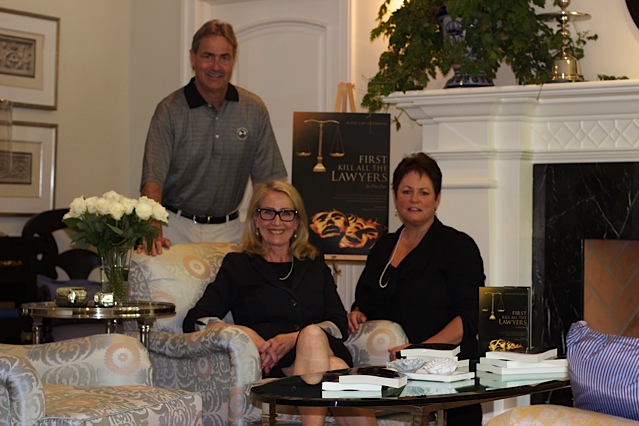 Hosts Theresa and Craig King for First Kill All the Lawyers Launch, with author, Katie Law Goodwin. La Canada, Los Angeles, May 4, 2014.